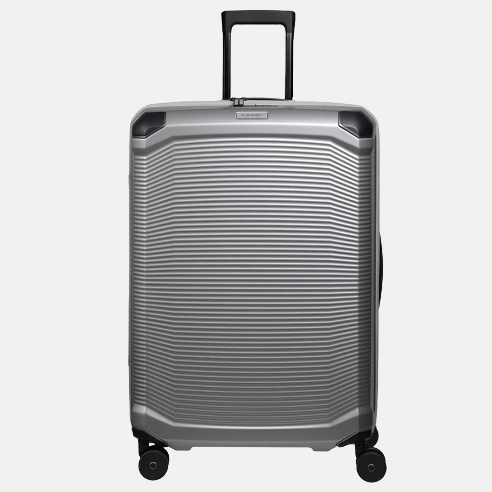 Travelite Millennium spinner reiskoffer 76 cm zilver